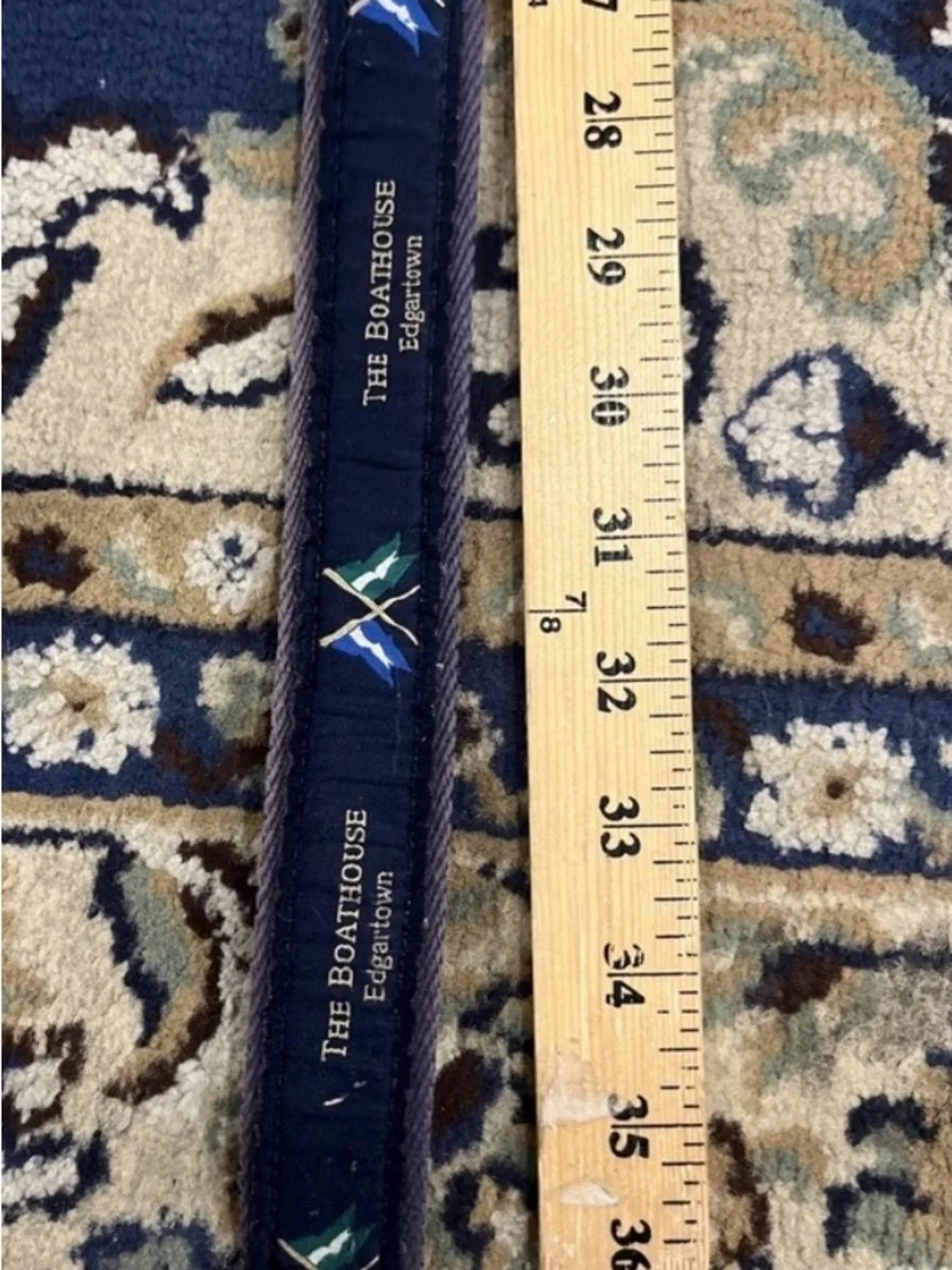 The Boathouse Marthas Vineyard Edgartown yacht club perfect condition belt